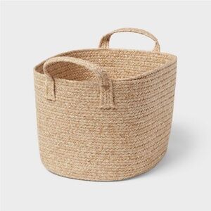 New Braided Paper Rope Basket Brightroom™™: Multicolored Decorative Storage